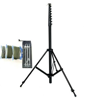 Teleskopinis kumpio radijo antenos stulpas