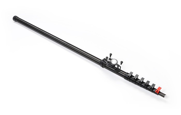 10 m 30 pėdų teleskopinės kameros stiebas