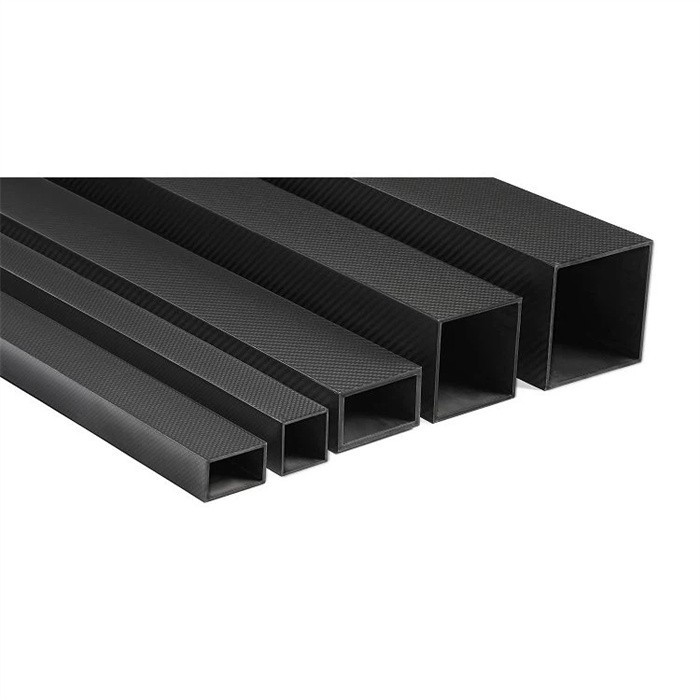 Tube Rectangulaire En Fibre De Carbone