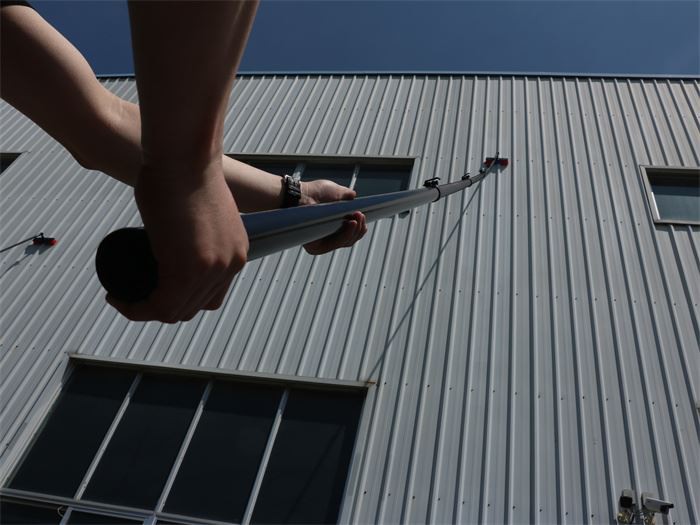 Poteau Télescopique Alimenté En Eau De 3 m à 20 m Pour Le Nettoyage Des Vitres